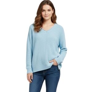 Croft & Barrow Sweater Roll Neck Chunky Women L Fisherman Preppy 90s Y2K Cotton